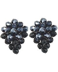 Fairchild Baldwin - Pear Earrings Crystal Jet - Lyst