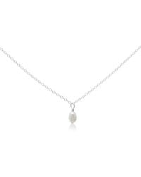 Kiri & Belle - Mini Florence Small Pearl Pendant Sterling Necklace - Lyst