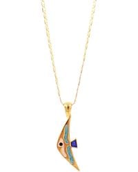 1610Istanbul - Bosphorus Fish Enamel Necklace - Lyst