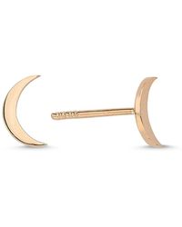 Ecce | Artisan Diamonds - 14K Single Solid Crescent Earring - Lyst