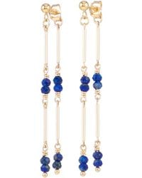 Inari Jewellery - Bamboo Vine Earrings Lapis Lazuli - Lyst