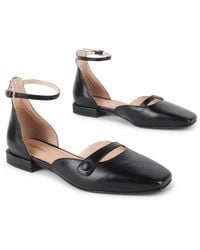 INTENTIONALLY ______ - Iris Leather Mary Jane Flat - Lyst