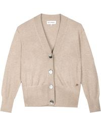 Bel Cashmere - Neutrals Capri Silk And Cashmere Cardigan - Lyst