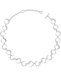 Lucy Quartermaine - Solid Sterling Luna Necklace - Lyst