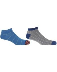 Peper Harow - Made in England - Thin Stripe & Dash Trainer Socks Bundle - Lyst