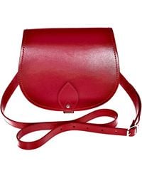 Zatchels - Handmade Leather Small Saddle Bag - Lyst