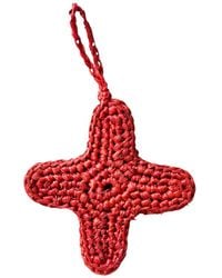 Zanatany Concepts - Star Raffia Keyring - Lyst