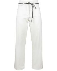 Lalipop Design - Wide-Leg Cotton Pants With Detachable Cord Belt - Lyst