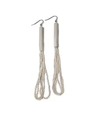 WAIWAI - Palea Ivory Bead Leather Earrings - Lyst