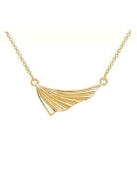 Janus Edinburgh - Selkie Fish Fin Mini Vermeil Necklace - Lyst