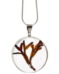 Laura Daili - Neutrals Baltic Seaweed – Glass Pendant - Lyst