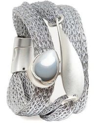 Saachi - Mesh Twisted Orb Bracelet - Lyst