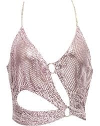 Paloma Lira - Lilac Metal Top - Lyst