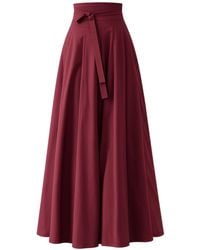 Nikka Place - Summer Cocktail Maxi Cotton Skirt With High Waist - Lyst