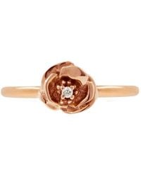 Lee Renee - Poppy Diamond Ring – Rose Gold - Lyst