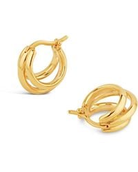 Dinny Hall - Signature Triple Huggie Hoops - Lyst