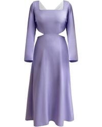 RainSisters - Lilac Backless Dress With A Bow: Lilac Grace - Lyst