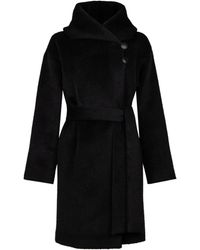 Ginta - Alpaca & Wool-Blend Hooded Coat - Lyst