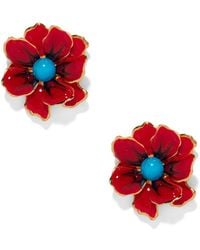 The Pink Reef - Small Ruby Jewel Box Earring - Lyst