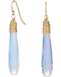 Katy Faye - Neutrals Daria Opalite Earrings - Lyst
