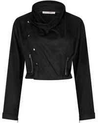 Love and Nostalgia - Shrunken Funnel Neck Jacket - Lyst