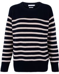Paul James Knitwear - Cotton Ribbed Breton Tiana Jumper - Lyst