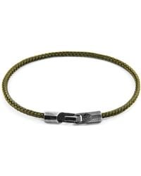 Anchor and Crew - Khaki Talbot & Rope Bracelet - Lyst