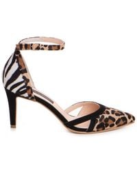 The 5Th Element - Neutrals Cassandra Leather Pumps - Lyst