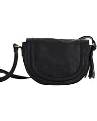 VIDA VIDA - Luxury Soft Leather Saddle Bag With Tassel - Lyst