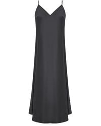 Avenue 8 - Silk Lace Midi Slip Dress - Lyst