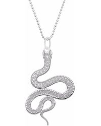 CarterGore - Large Snake Pendant Necklace - Lyst