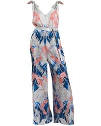 ARTISTA - Freya Printed Wide Palazzo Leg Jumpsuit - Lyst