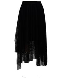 ARTISTA - Dawn Mesh Pleated Skirt - Lyst