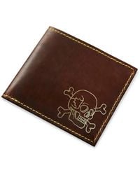 VIDA VIDA - Skull Leather Card Wallet - Lyst