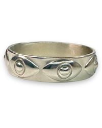Jagged Halo Jewelry - Athena Evil Eye Bangle - Lyst