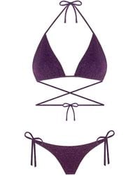 Nur Karaata - Triangle Sparkle Bikini Set - Lyst