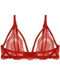 Journelle - Natalia Underwire Bra Scarlet - Lyst