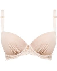 BonBon Lingerie - Neutrals Angelina Push-Up Bra Nude - Lyst