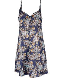 Oh!Zuza - Neutrals Silk Slip Nightdress - Lyst