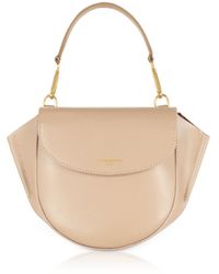 Le Parmentier - Neutrals Astorya Leather Mini Bag W/shoulder Strap - Lyst