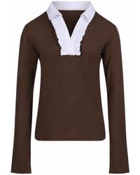 Gunda Hafner Ltd - Hot Chocolate Polo Shirt - Lyst