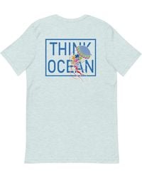 Anchor and Crew - Ice Think Ocean Jellyfish Fluorescence Cotton Embroidered T-Shirt - Lyst