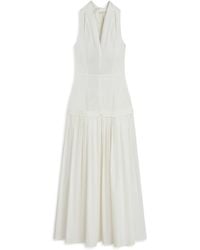 Nocturne - Backless Halter Neck Midi Dress – Off - Lyst