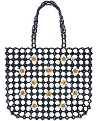 Tillie Beads - Honeycomb Beaded Tote Bag - Lyst