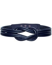 BeltBe - Knot Leather Belt - Lyst