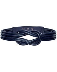 BeltBe - Knot Leather Belt - Lyst