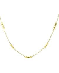 Nazzar - Trio Bead Station Chain Necklace - Lyst