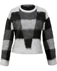 Smart and Joy - Check Pattern Oversize Jumper - Lyst