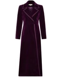 Guinea London - Velvet Dress Coat - Lyst