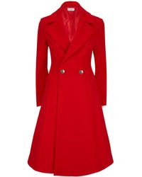 James Lakeland - Double Breasted A-line Coat - Lyst